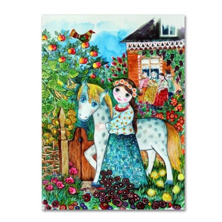 Trademark Fine Art Oxana Ziaka 'Russian Summer' Canvas Art, 14x19